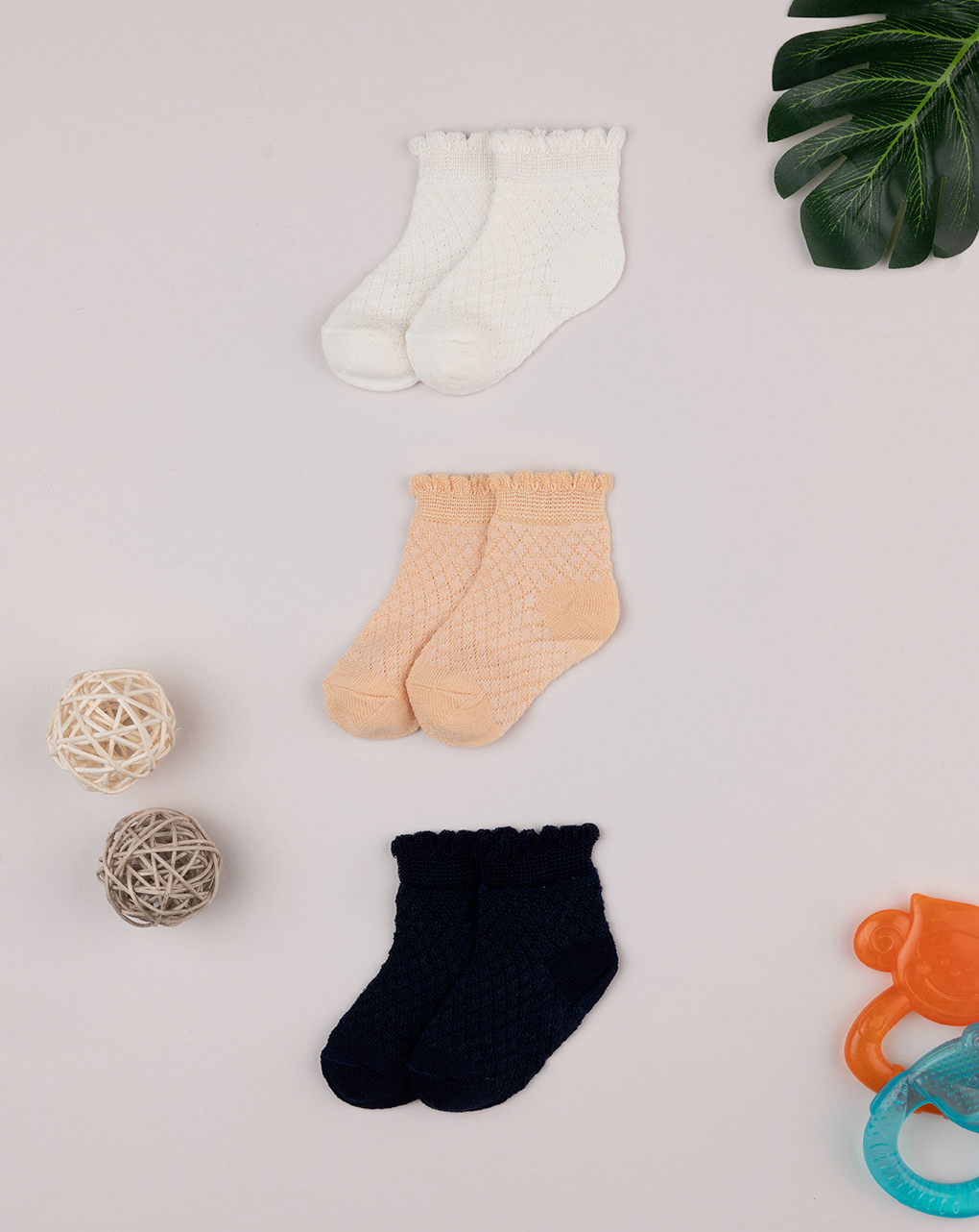 Pack 3 calze corte bimba