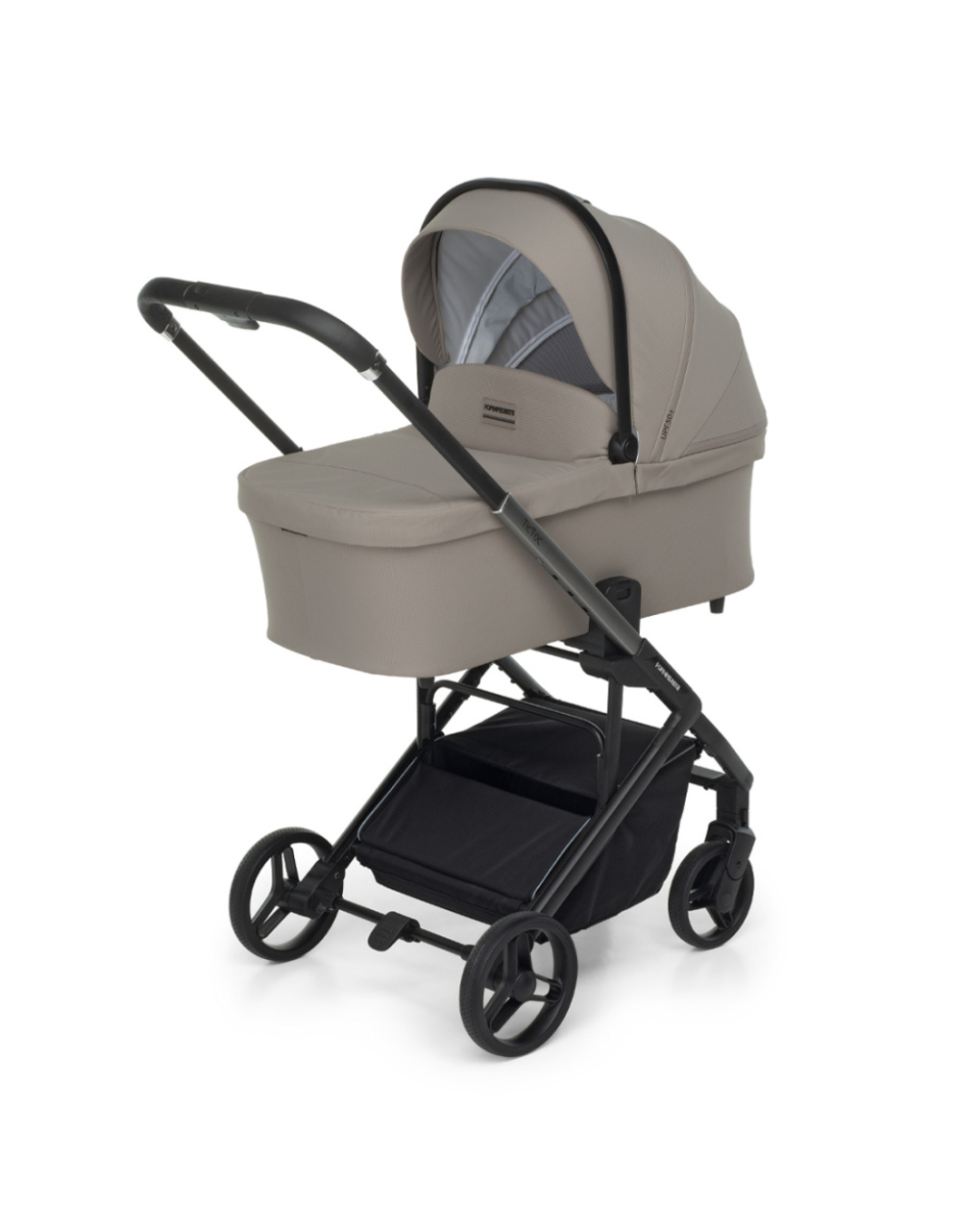 Trio tictoc desert + seggiolino rek black+ adattatore - foppapedretti