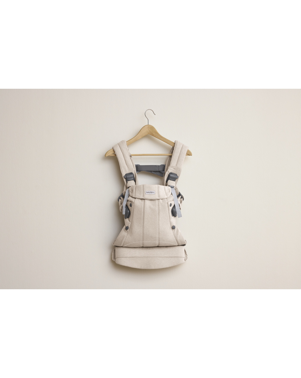 Marsupio baby carrier harmony woven light beige mélange - babybjörn