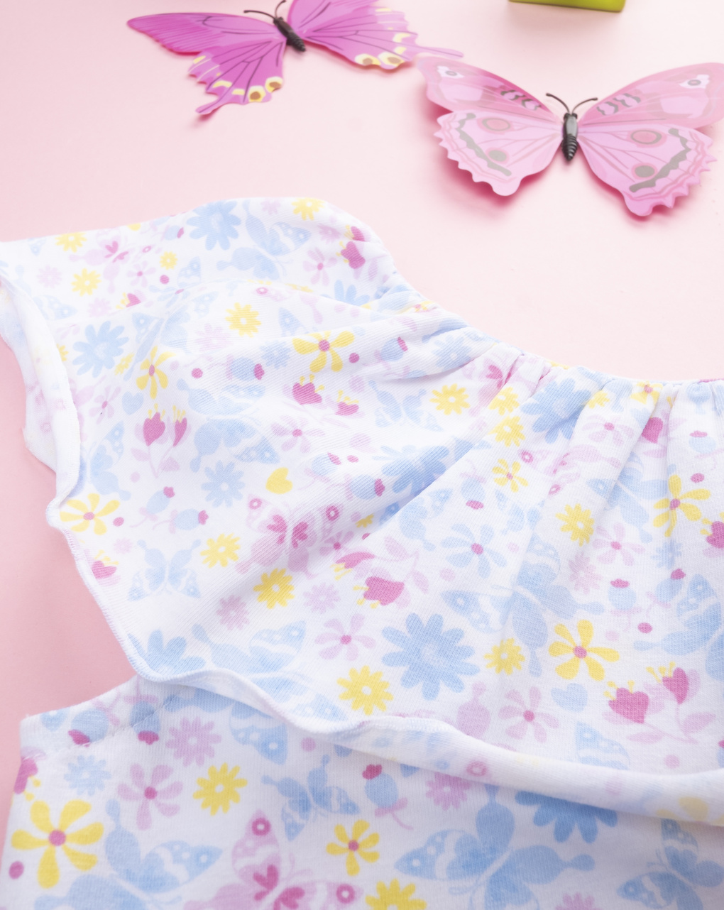 T-shirt bimba farfalle