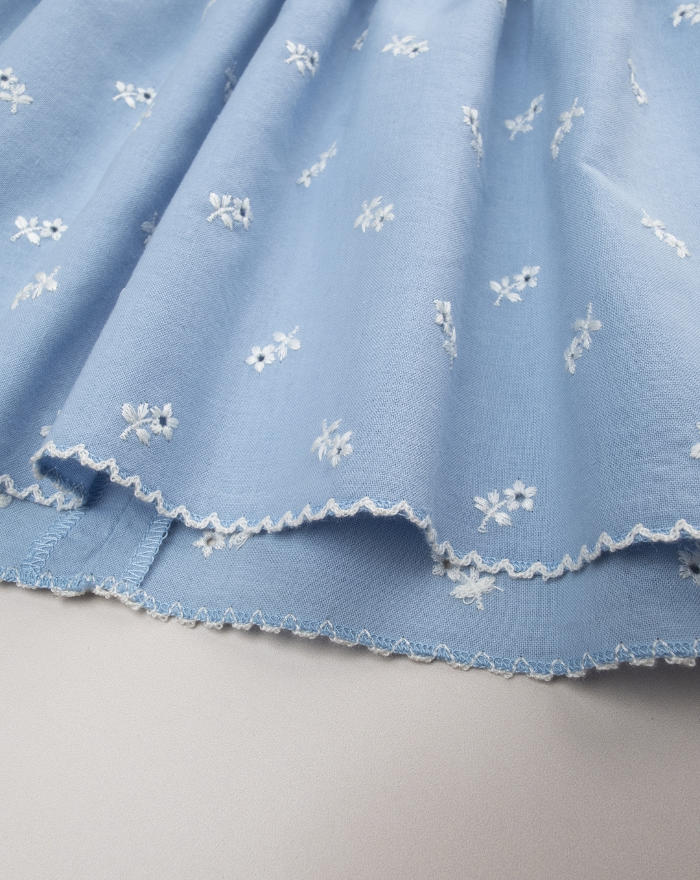 Abito premium neonata fiorellini allover