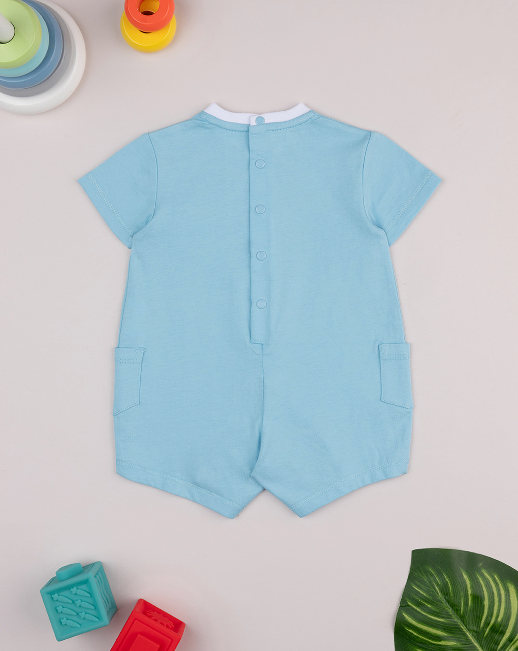 Pagliaccetto bimbo azzurro stampa orsetti