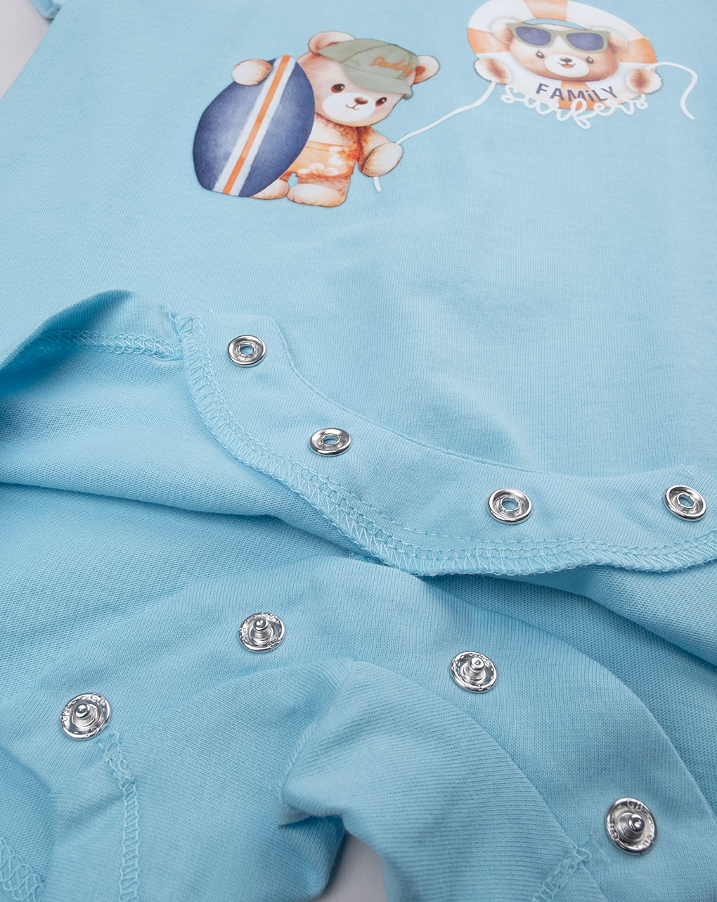 Pagliaccetto bimbo azzurro stampa orsetti