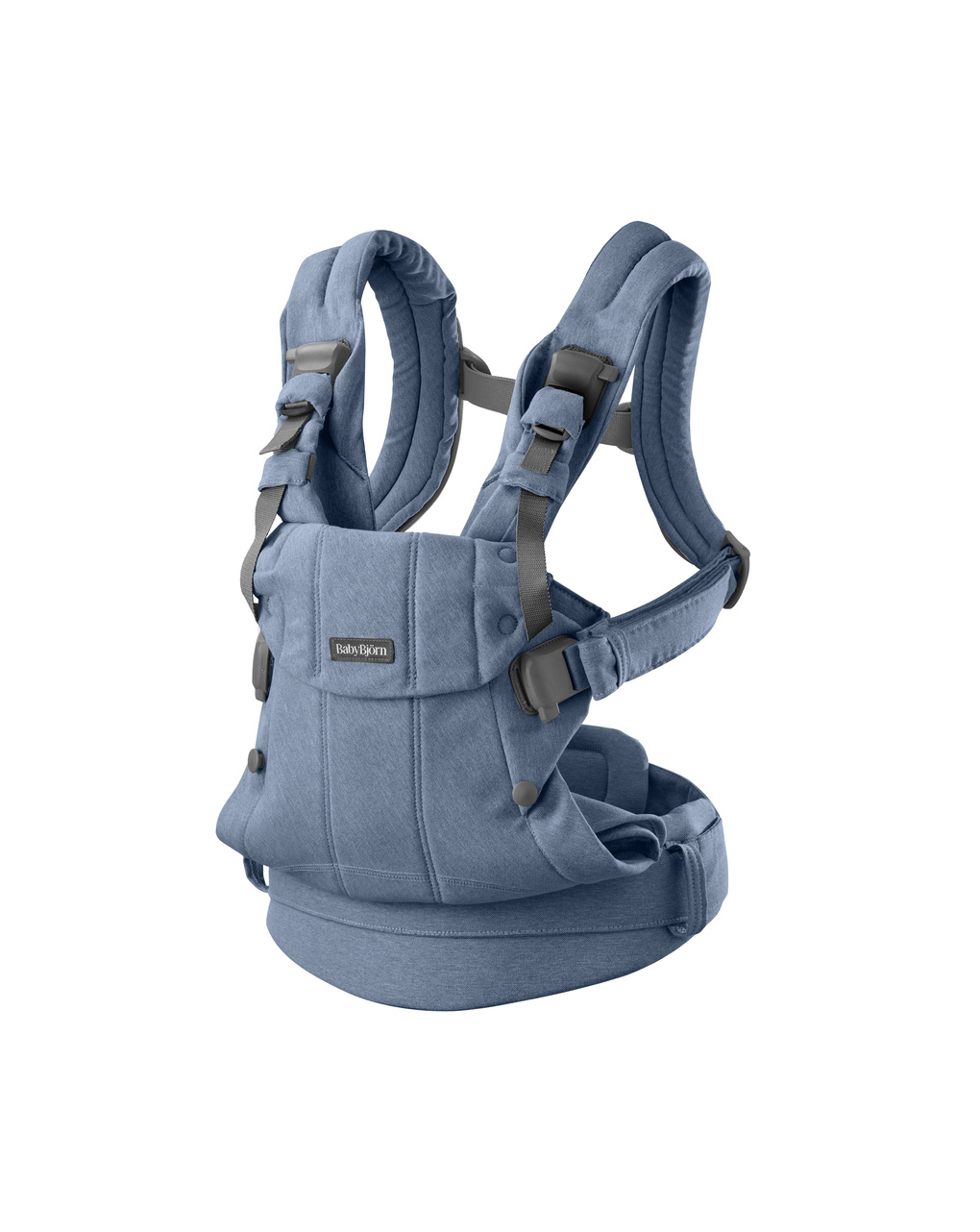 Marsupio baby carrier harmony woven blue mélange - babybjörn