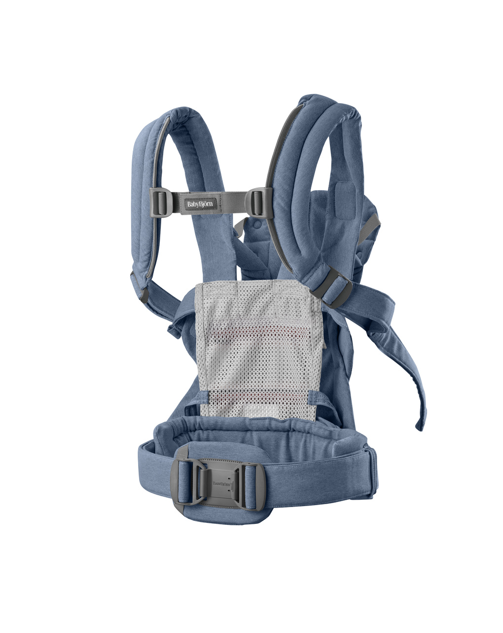 Marsupio baby carrier harmony woven blue mélange - babybjörn