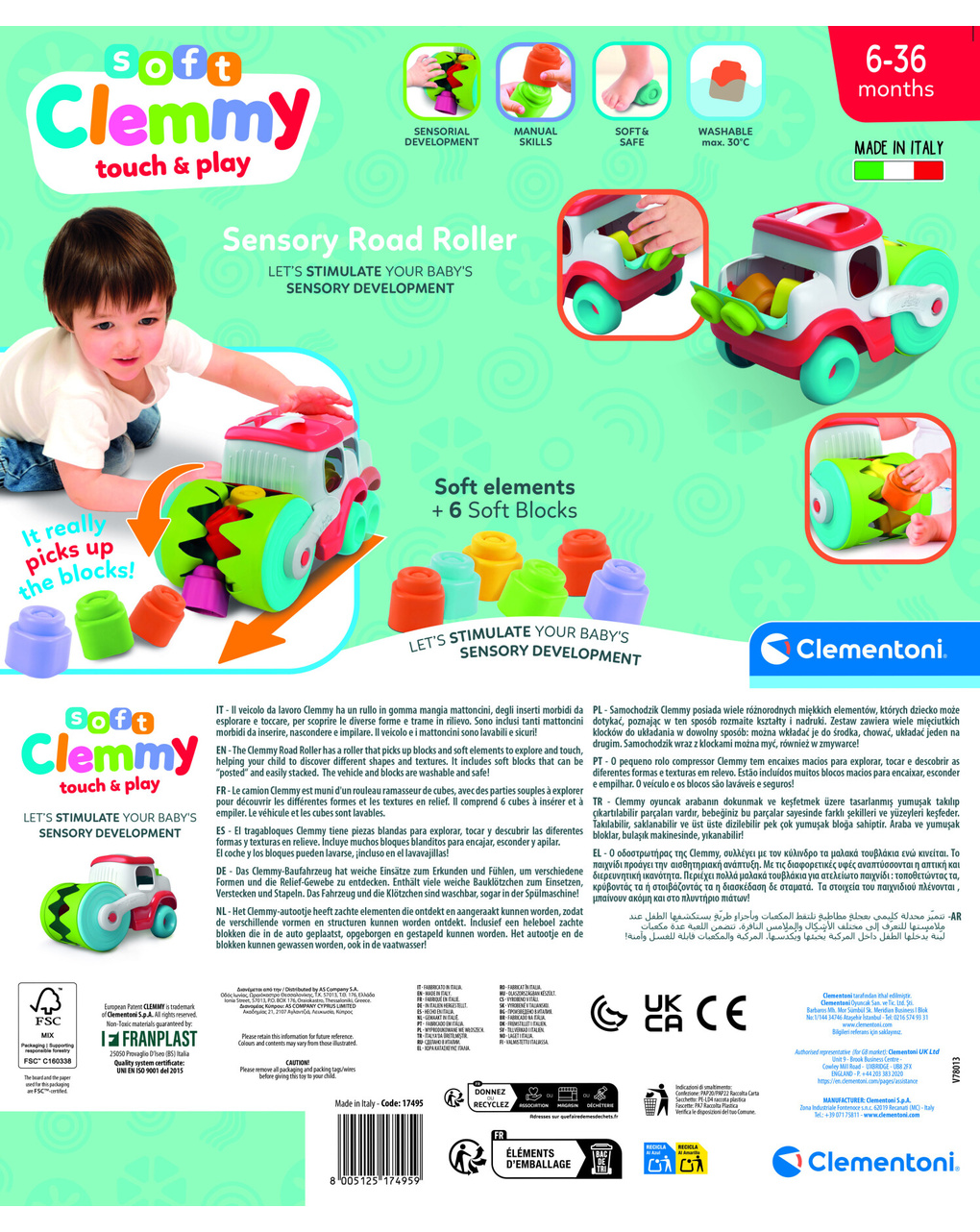 Camion sensoriale - 6m+ - clemmy