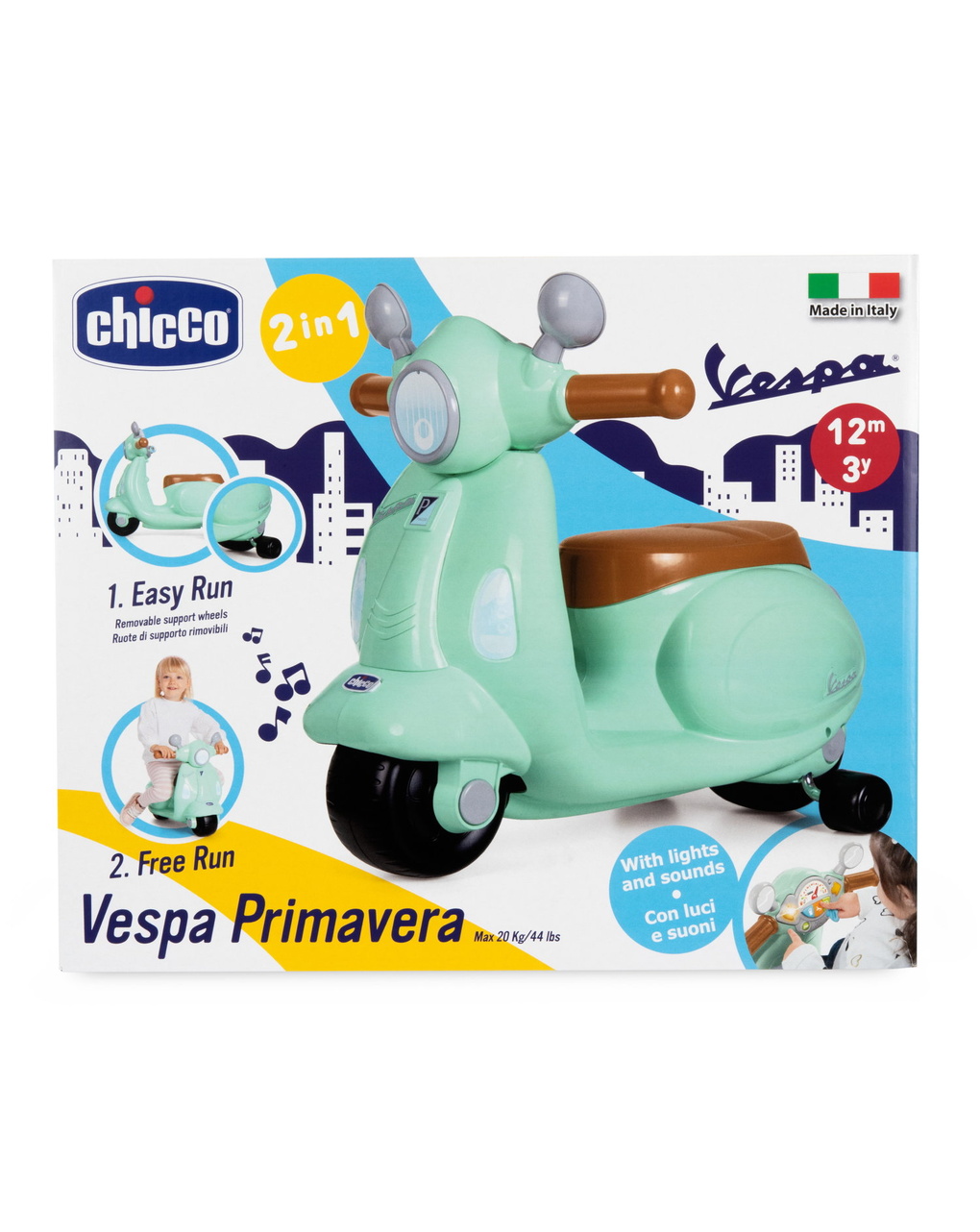 Vespa primavera latte menta - 12m + -chicco