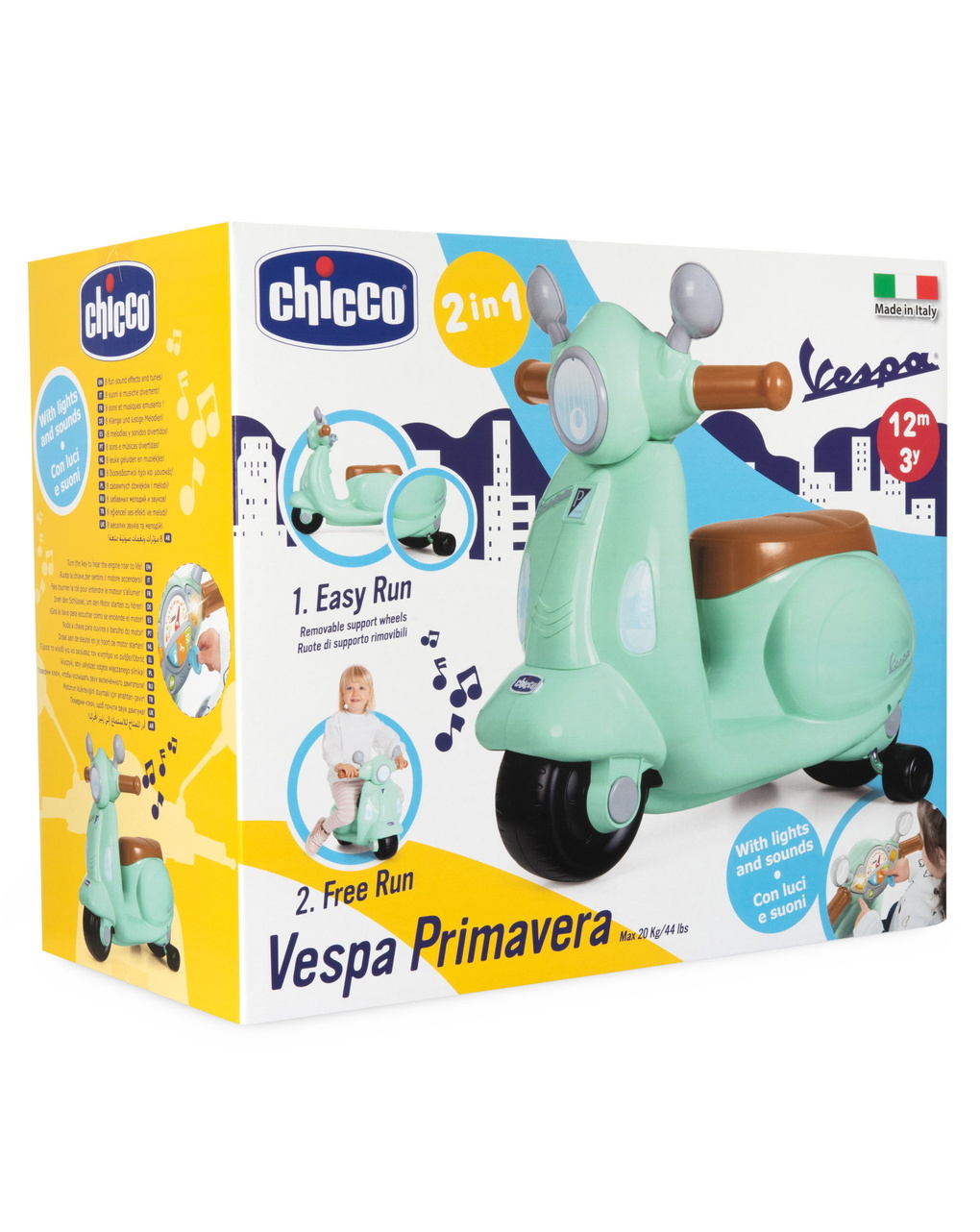 Vespa primavera latte menta - 12m + -chicco