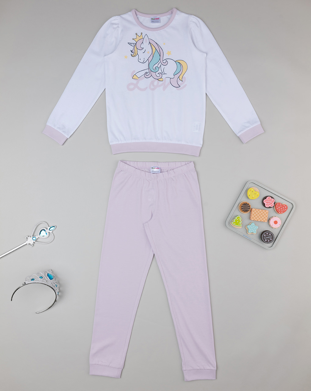 Pigiama bimba unicorno rosa