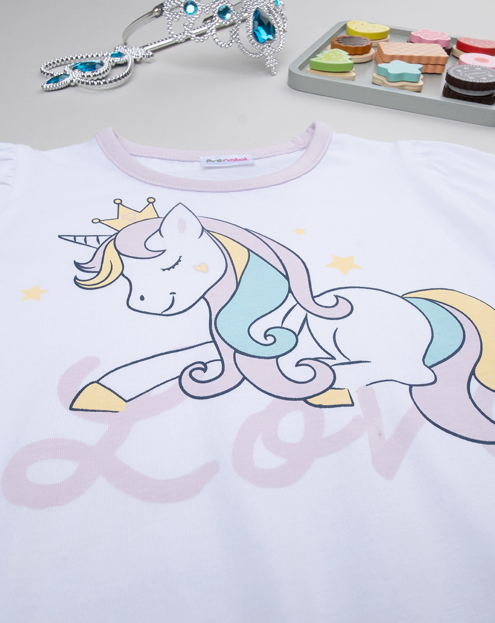 Pigiama bimba unicorno rosa