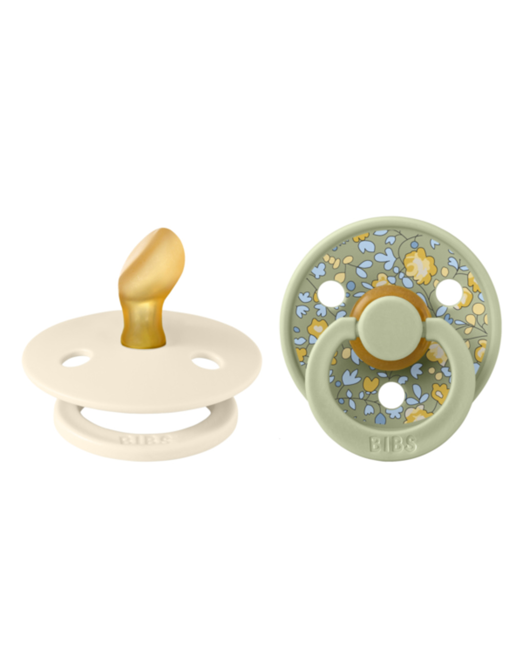 Bibs x liberty colour anatomico lattice avorio - salvia size 1 - bibs