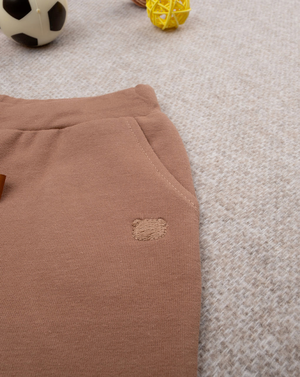 Pantalone lungo bimbo marrone