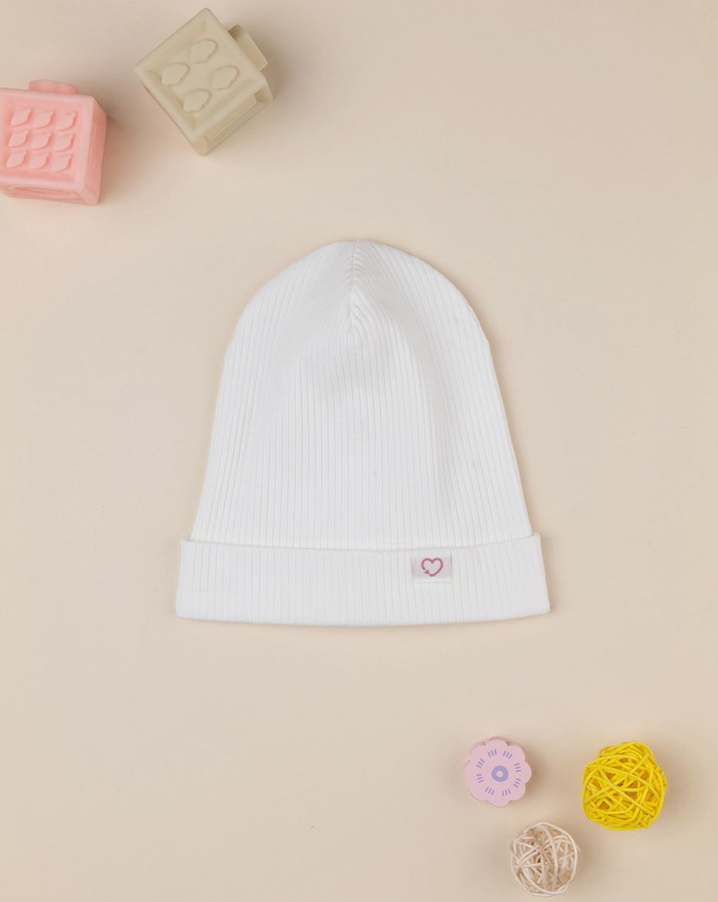 Berretto bimba kid bianco