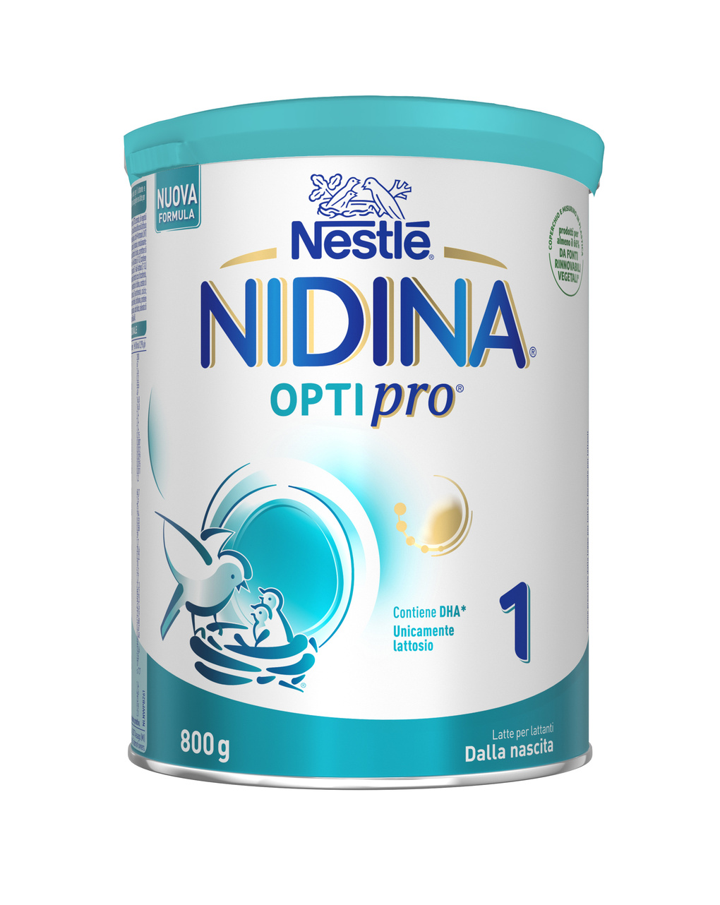 Nidina optipro 1 dalla nascita latte per lattanti in polvere 800g - nestlé