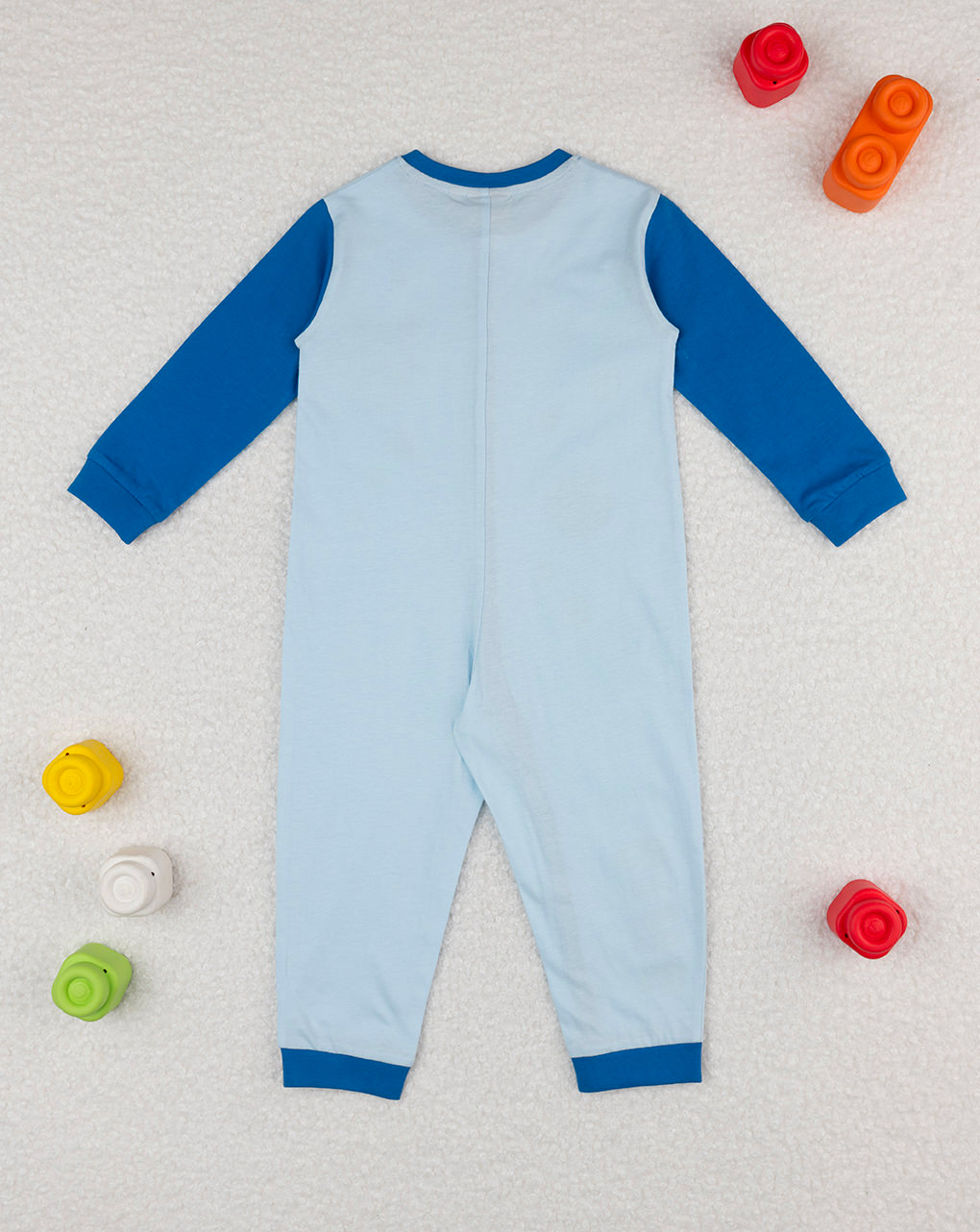 Pigiamone bimbo azzurro bing