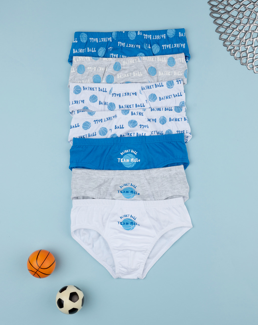 Pack 7 slip bimbo basket