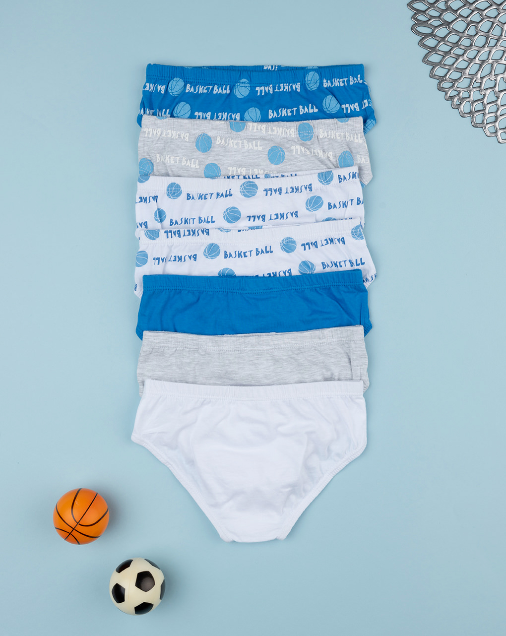 Pack 7 slip bimbo basket