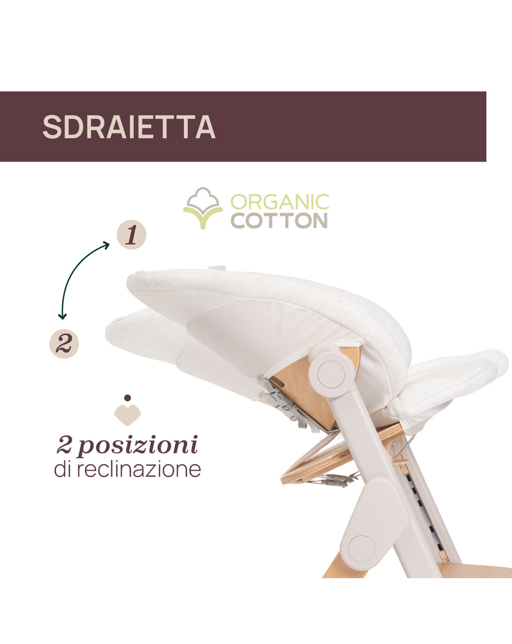 Sedia evolutiva meraviglia fossil - chicco