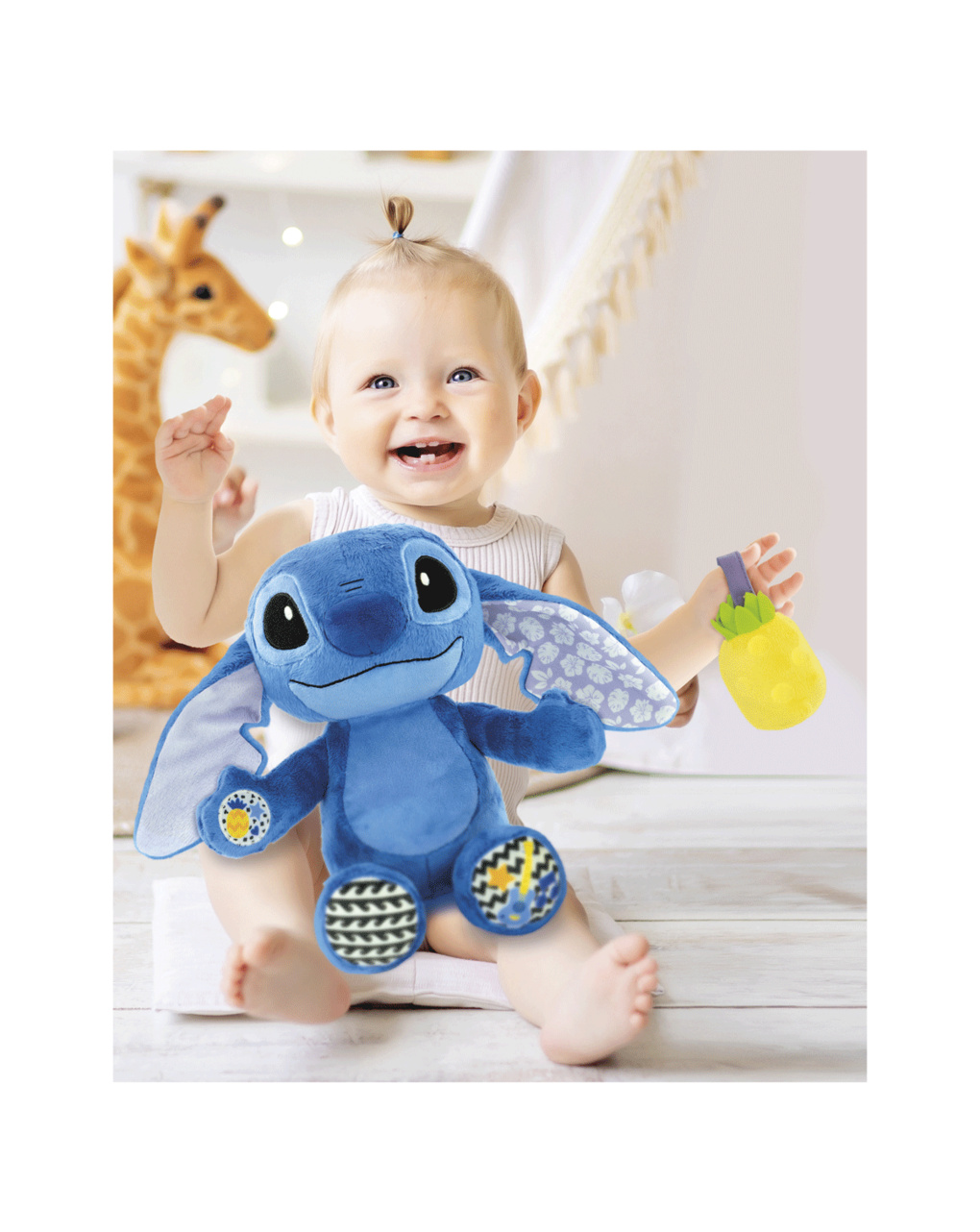 Disney baby stitch peluche musicale - 0m+ - baby clementoni
