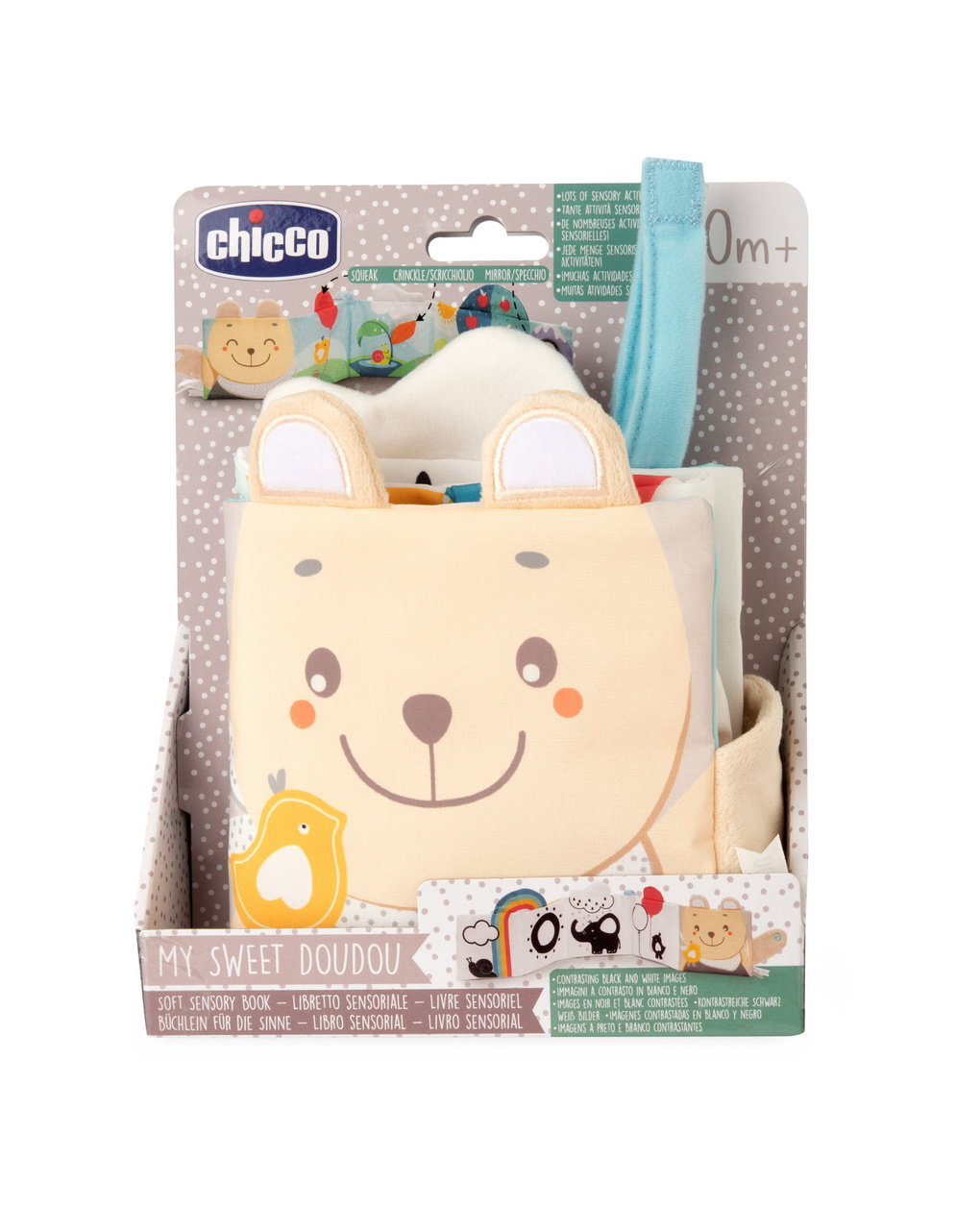 Soft sensory book - 0m+ -chicco