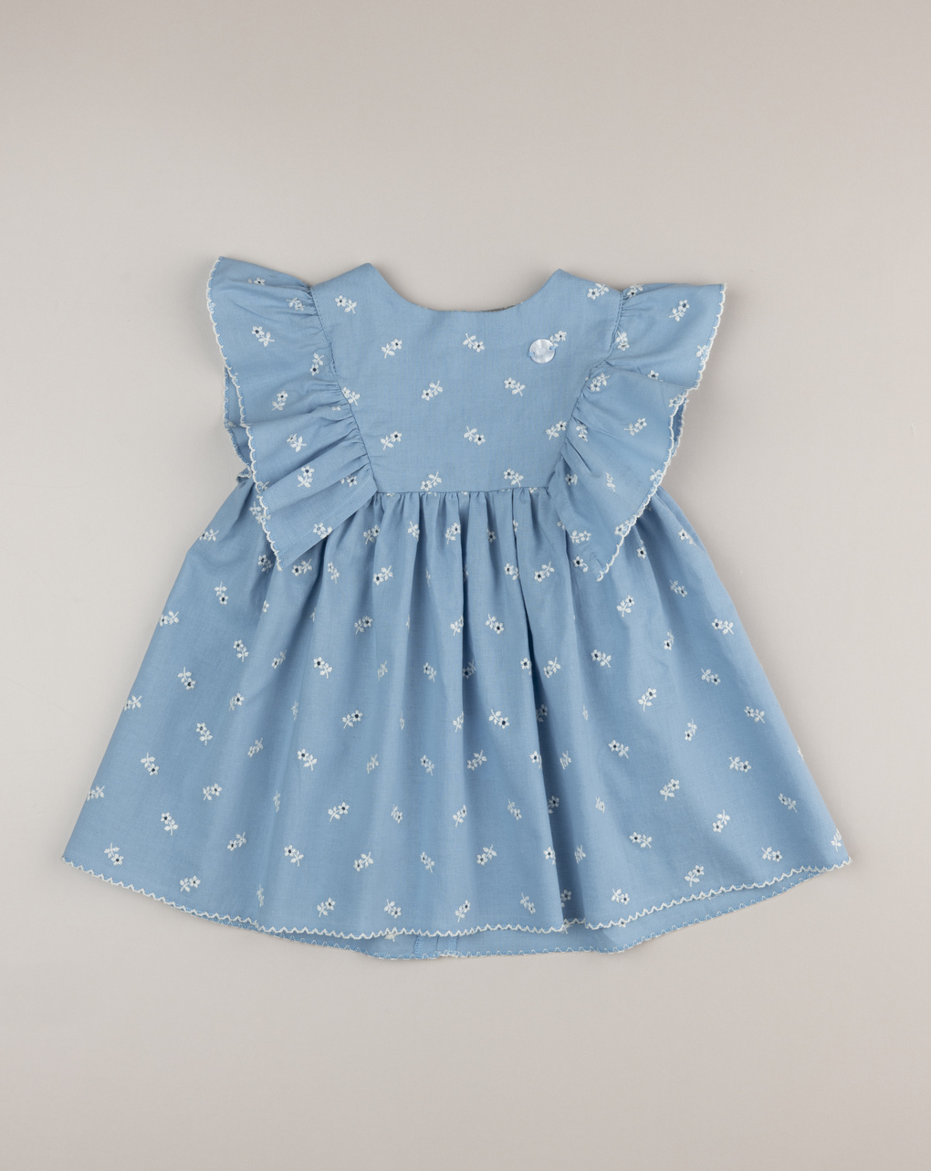 Abito premium neonata fiorellini allover