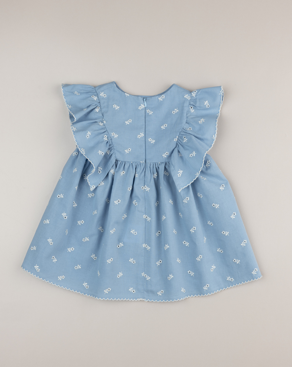 Abito premium neonata fiorellini allover