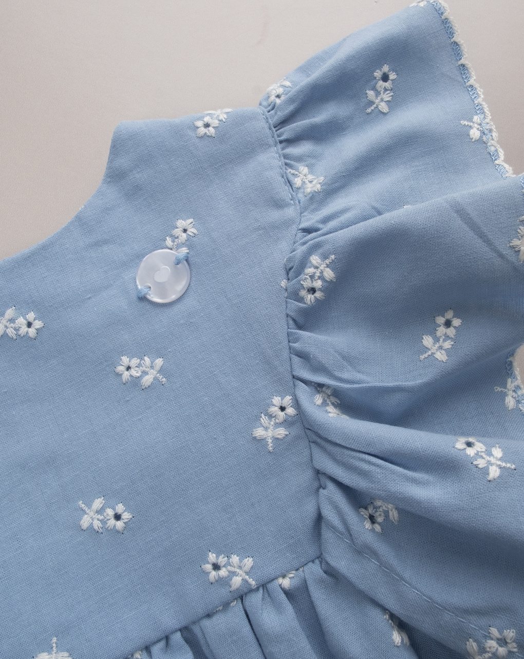 Abito premium neonata fiorellini allover