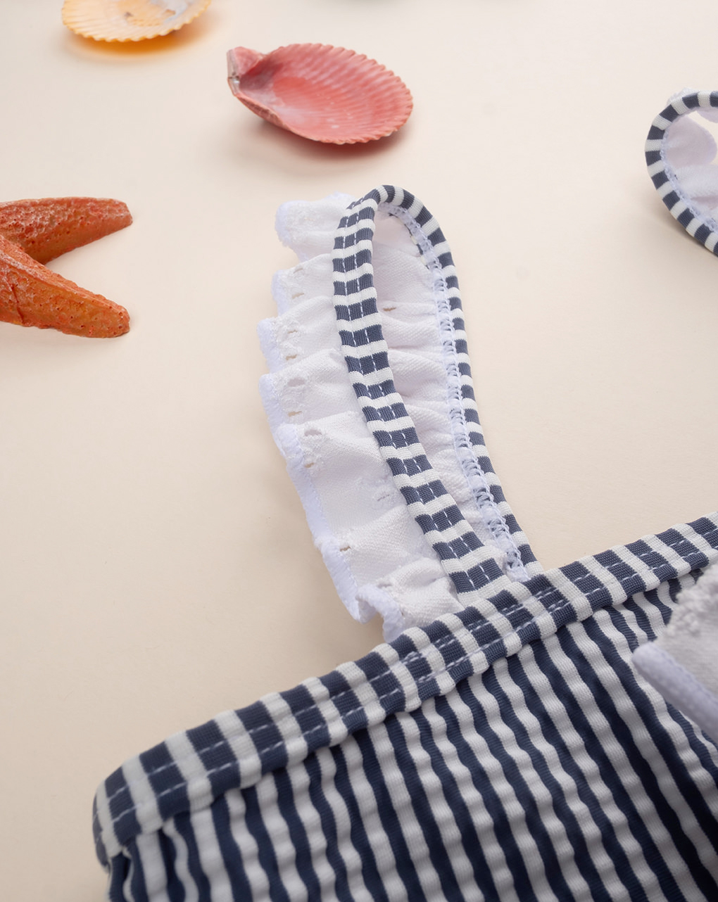 Bikibi bimba blu/bianco sangallo