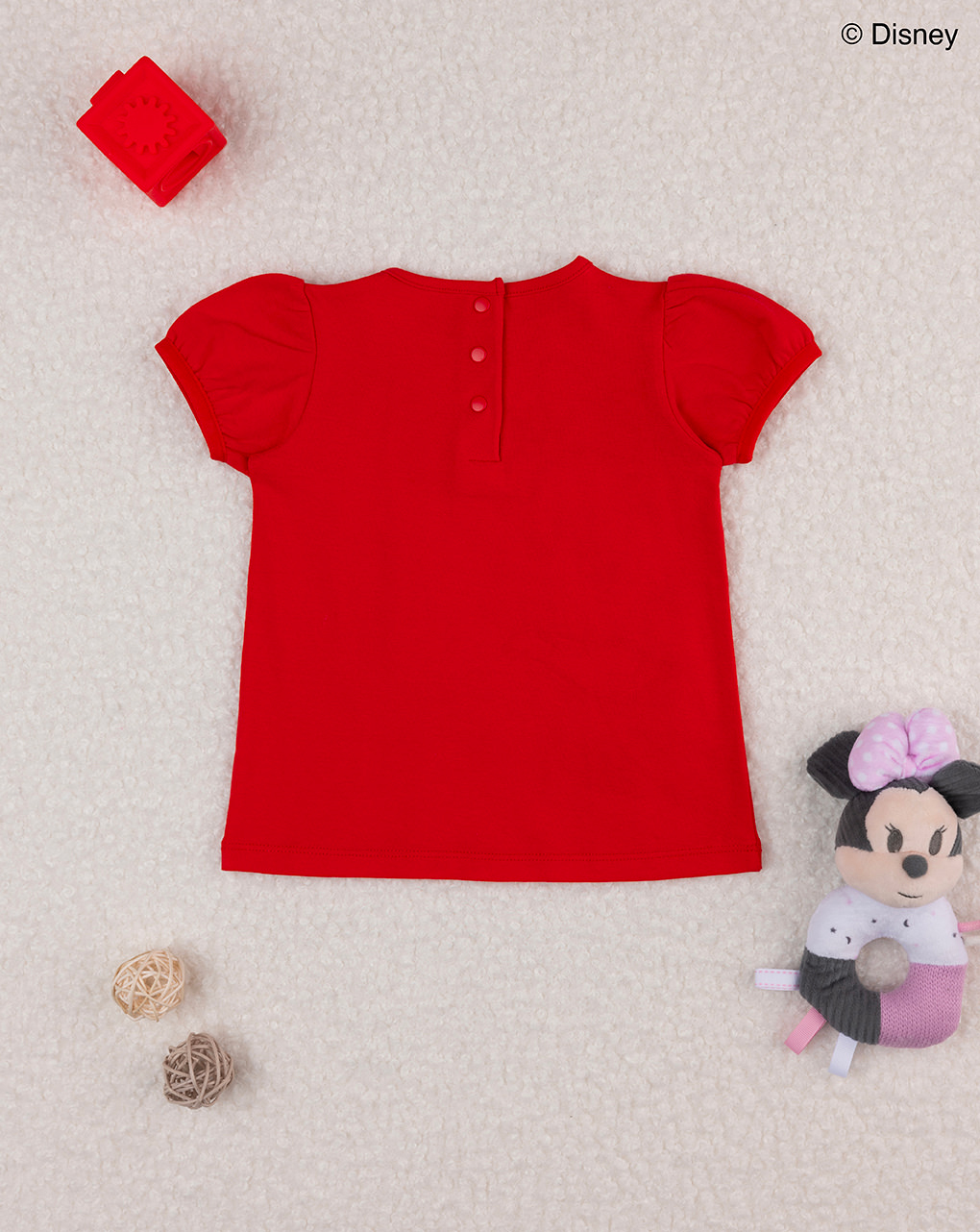 T-shirt bimba rossa minnie