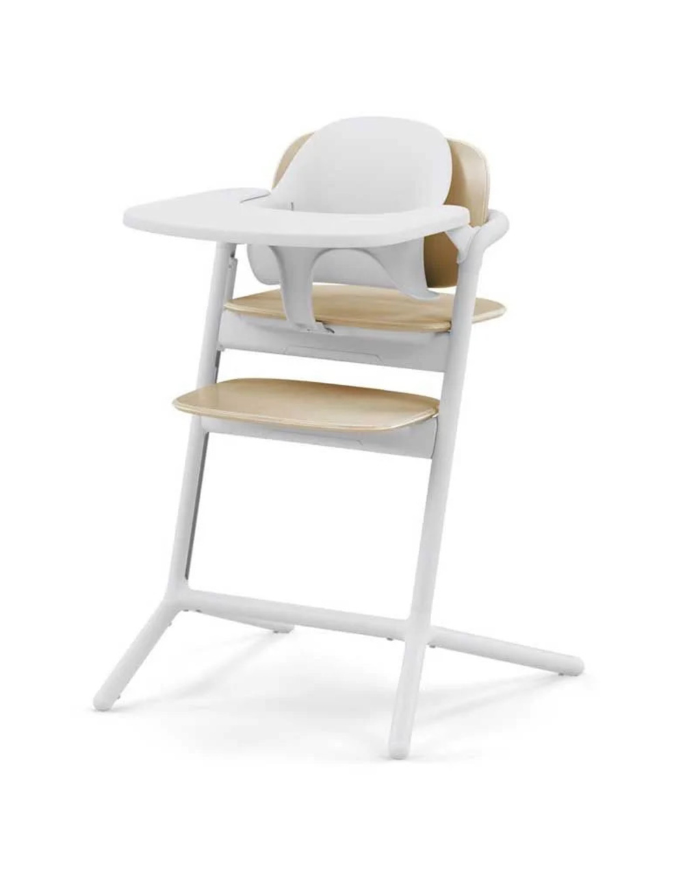 Lemo 4in1 sedia evolutiva con sdraietta e accessori pappa - sand white - cybex gold