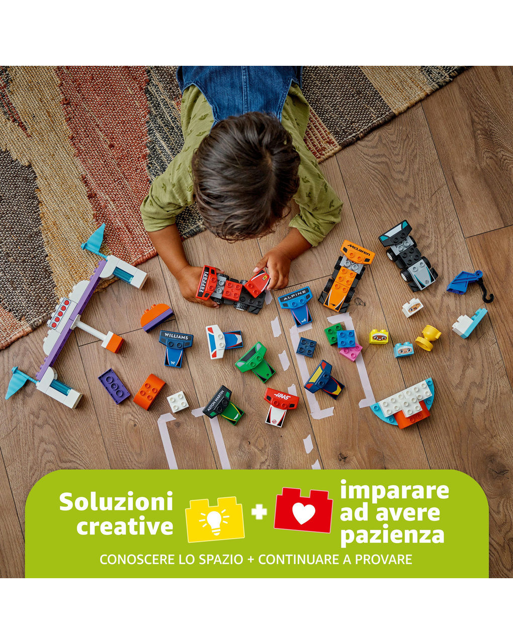 Auto da corsa e piloti team f1 – 10445 – lego duplo