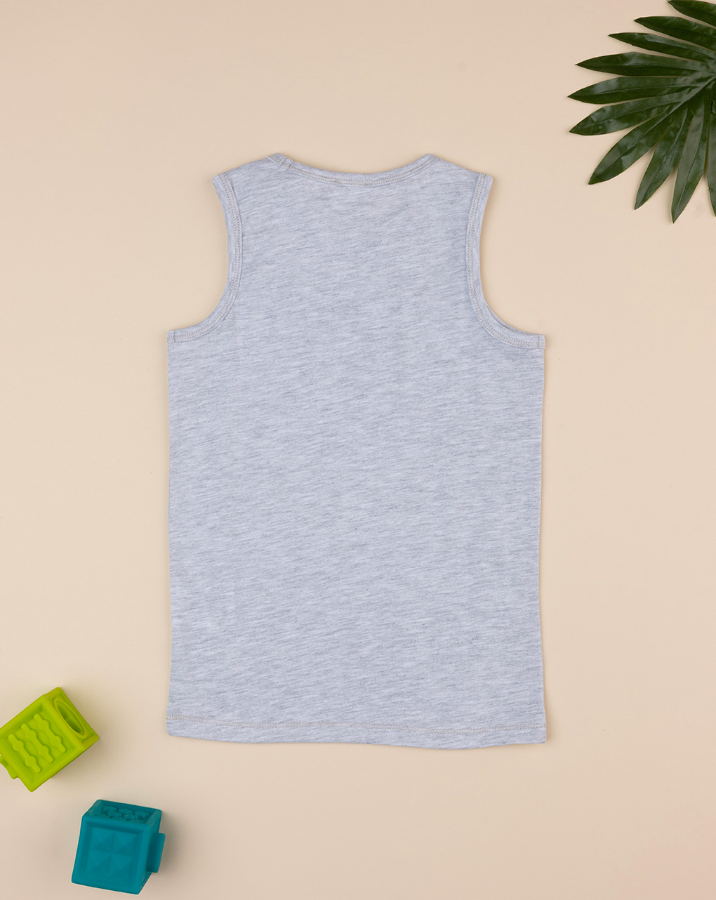 Canotta bimbo grigia dinosauri