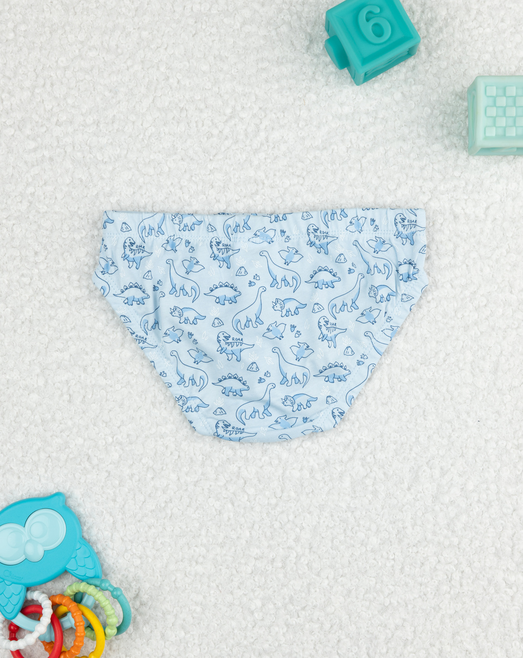 Slip bimbo azzurro dino