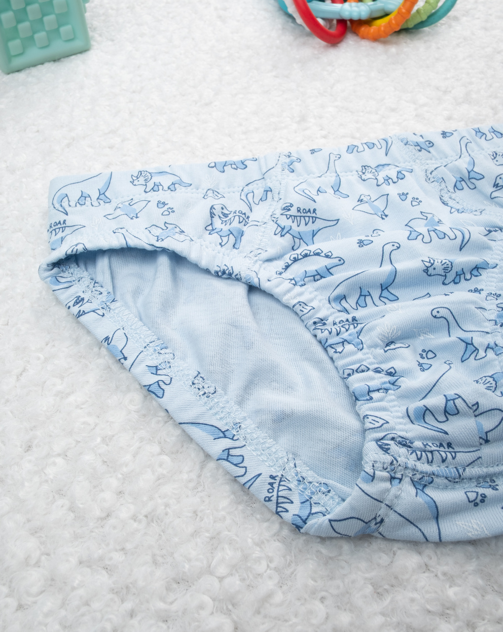 Slip bimbo azzurro dino