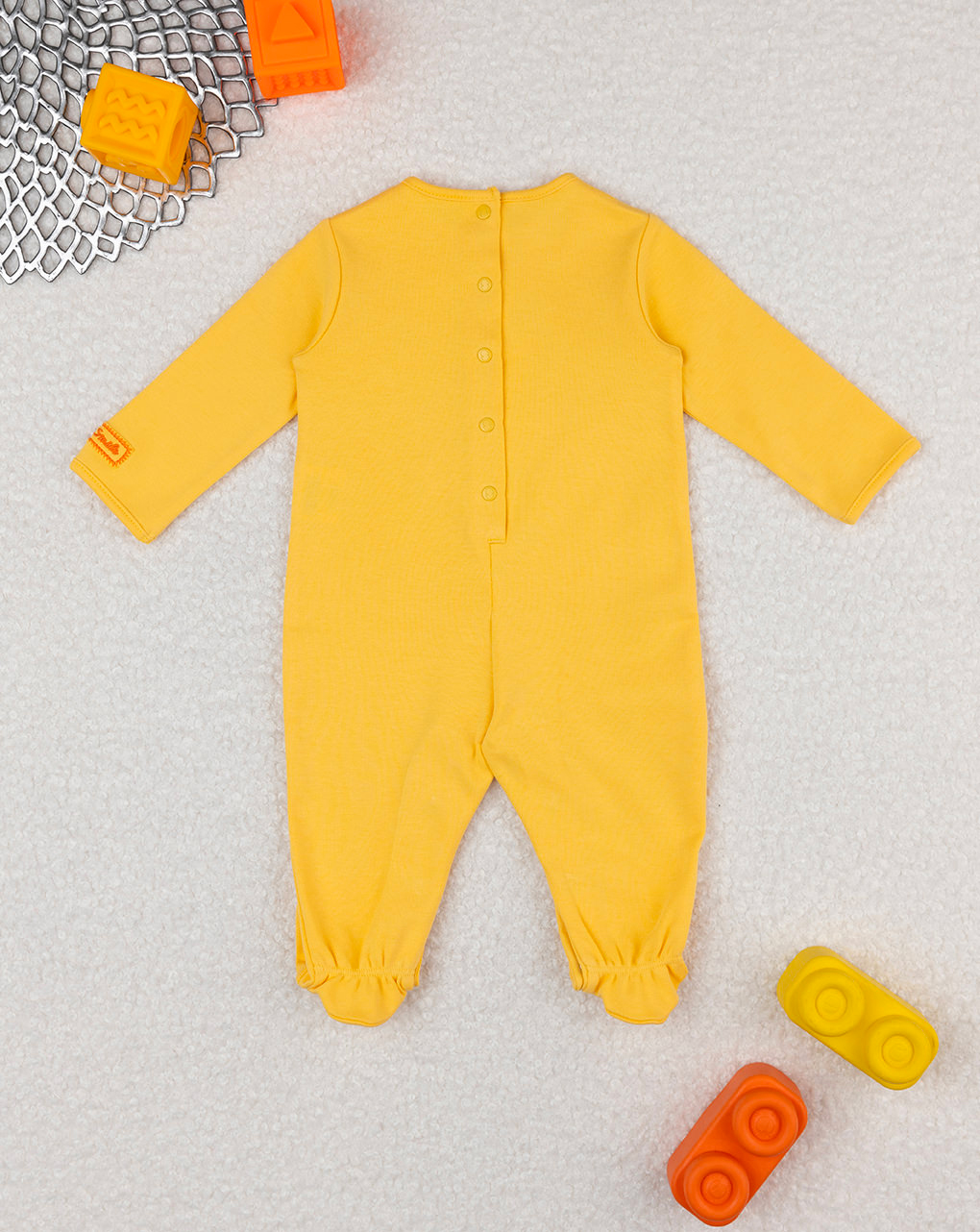 Tutina unisex gialla baby smile