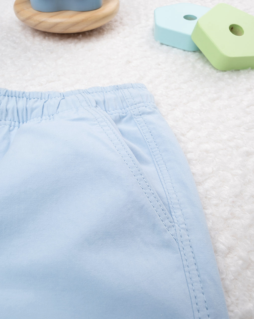 Shorts bimbo azzurri