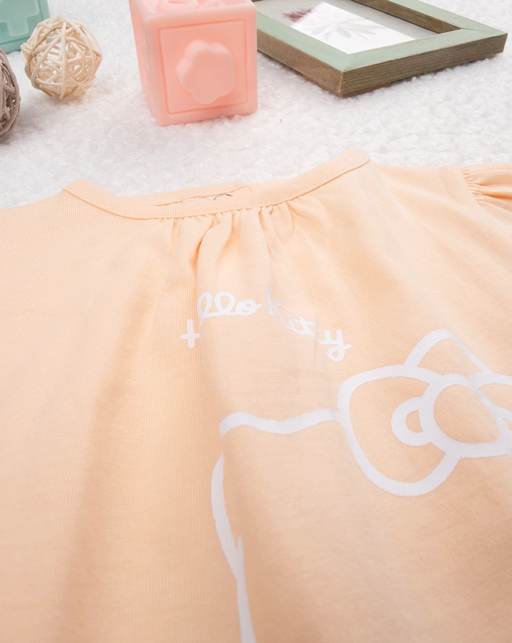 Pagliaccetto bimba arancione hello kitty