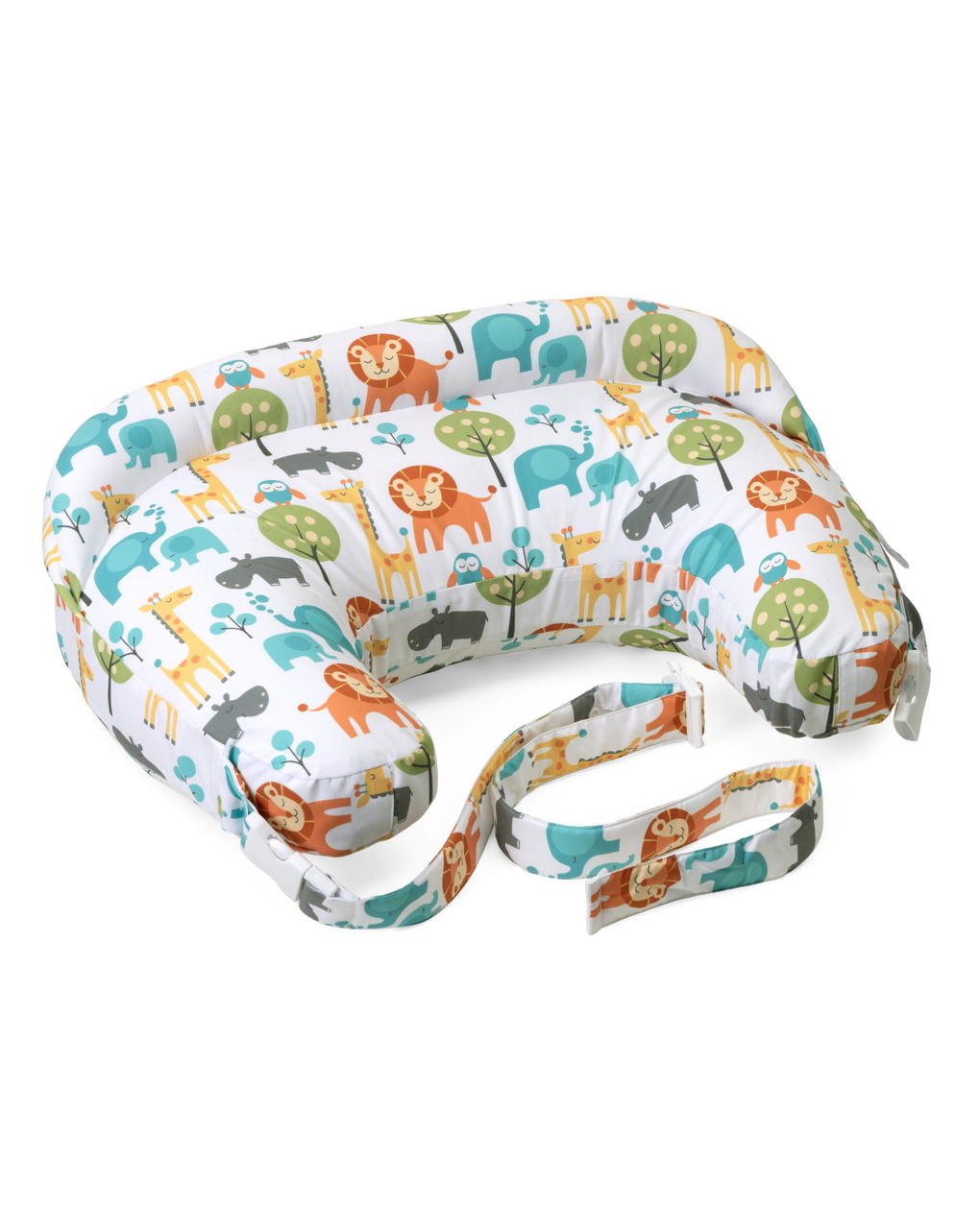 Cuscino da allattamento boppy deluxe peaceful jungle - boppy
