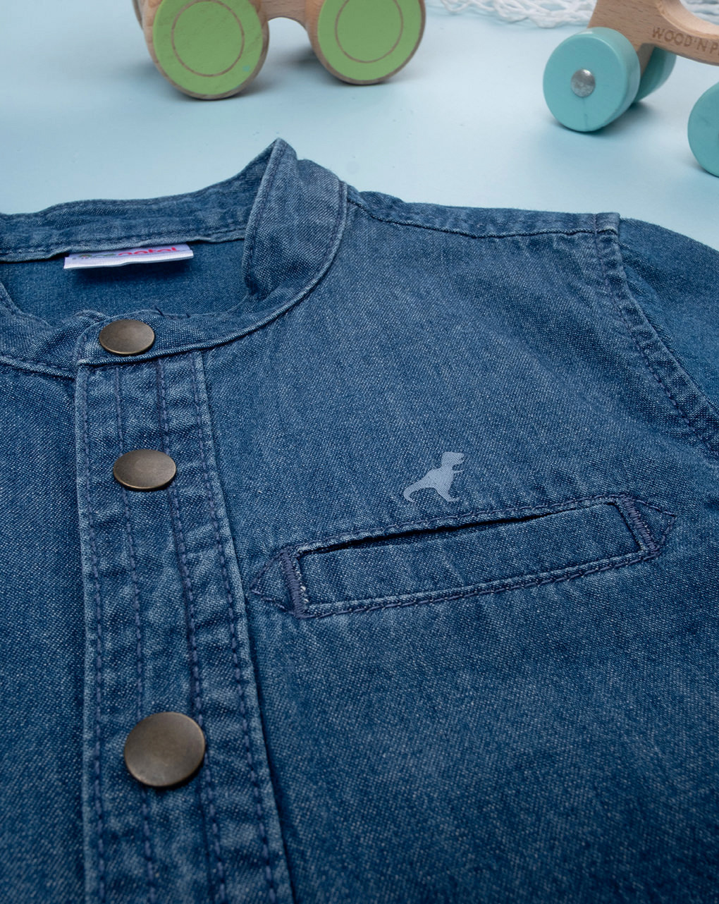 Camicia bimbo blu