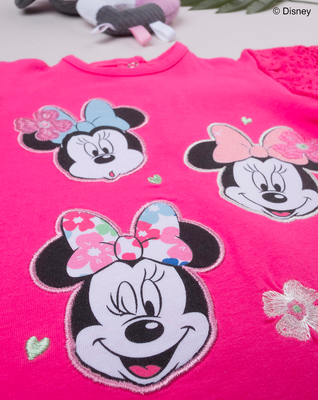 T-shirt bimba minnie rosa