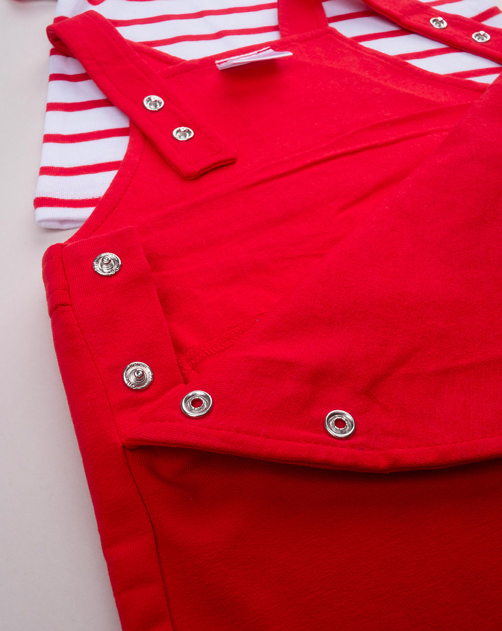 Completo corto bimbo rosso marinaretto
