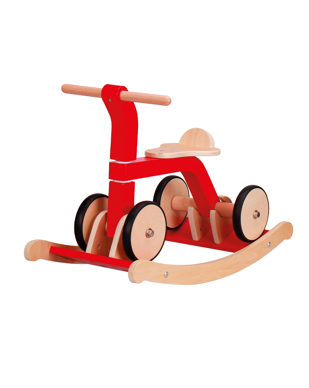 Rocker-n-roller 2 in 1 - 1+ - rosso - proludis giocattoli