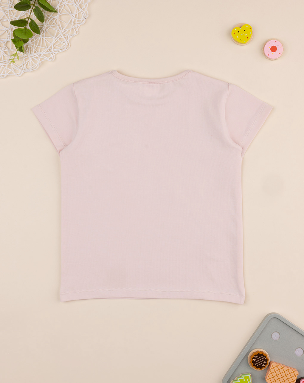 T-shirt bimba cuore rosa