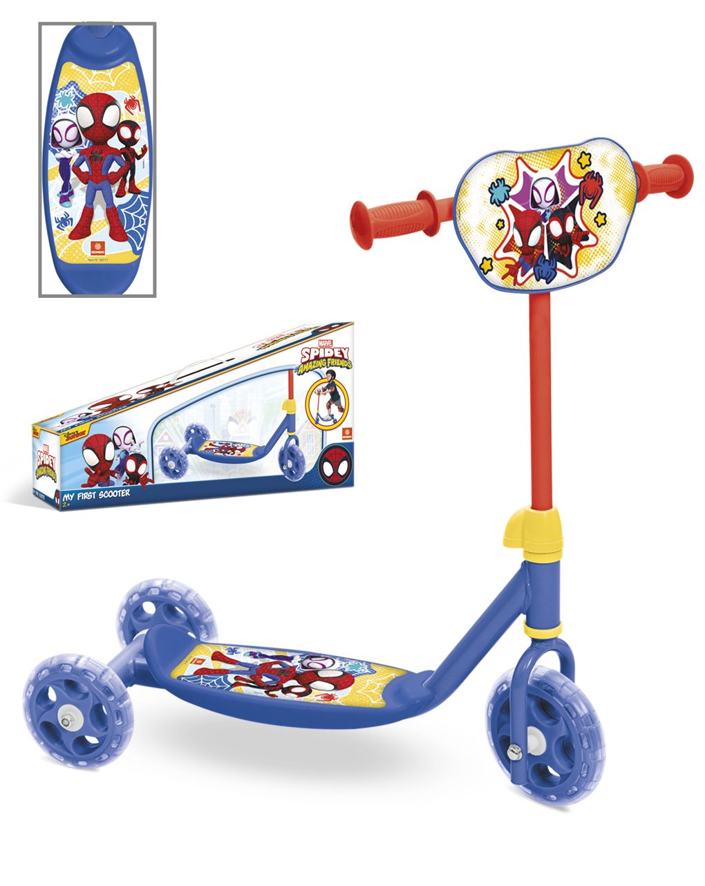 Monopattino 3 ruote  - spidey - 3+