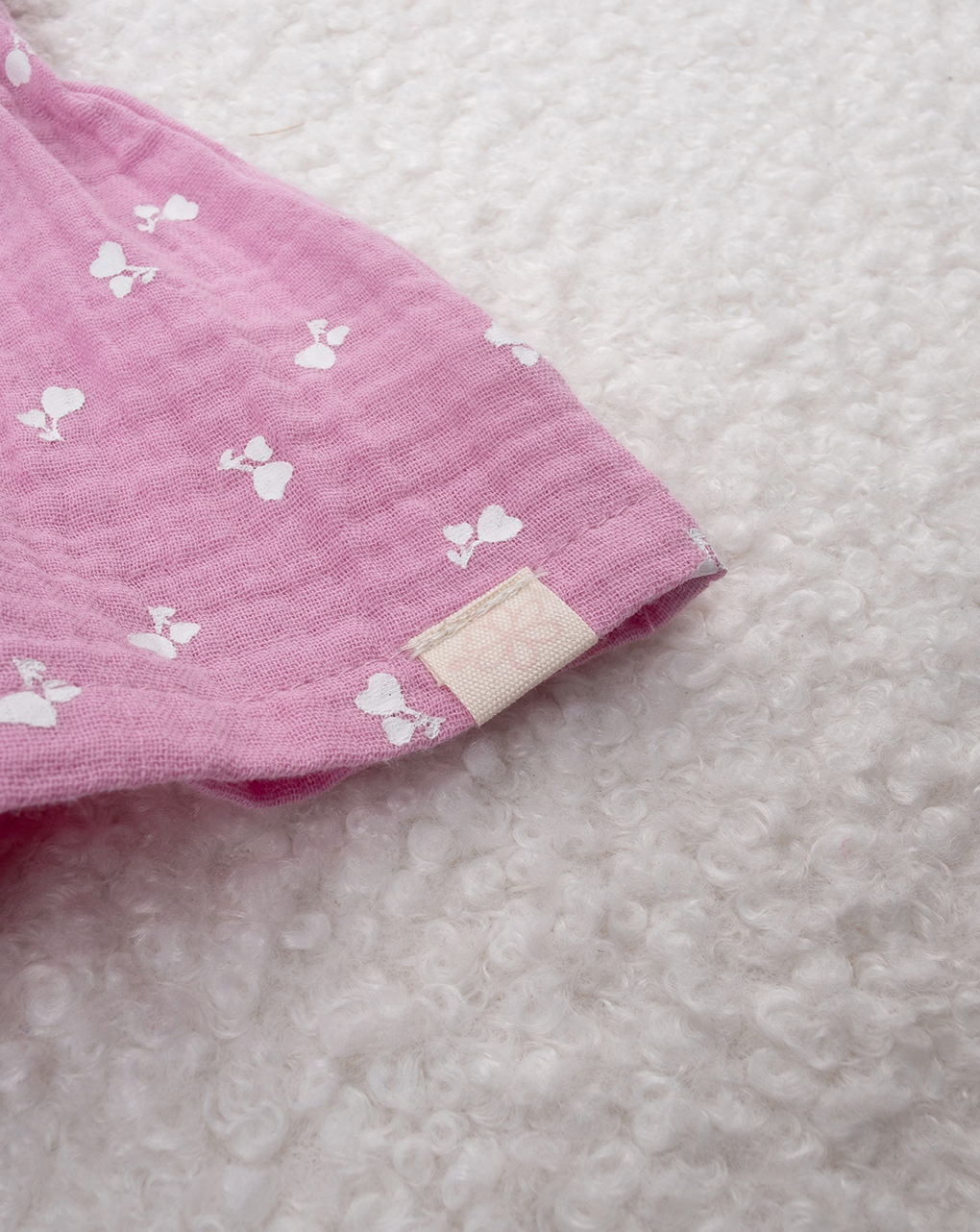 Completo bimba rosa con allover