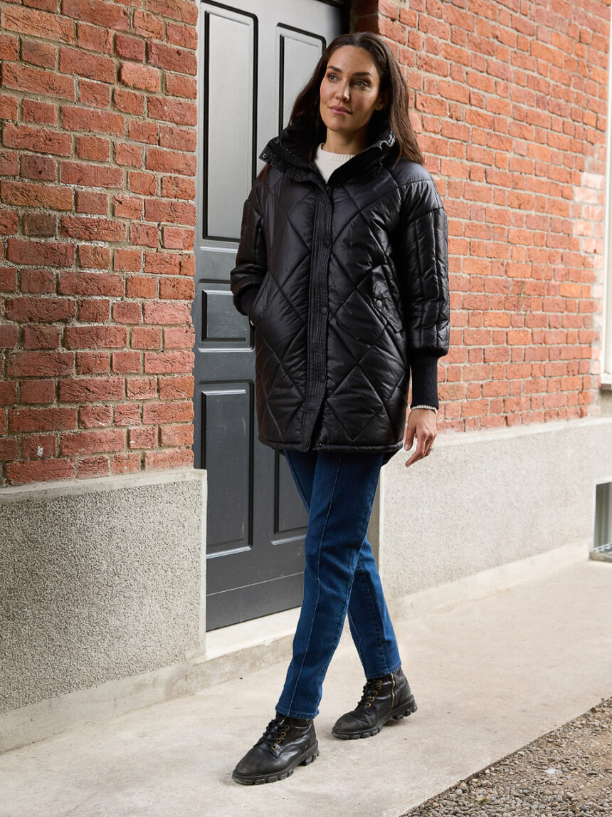 Giubbino Premaman Invernale 2 In 1 - Felpa Con Marsupio Integrato E Cerniera Laterale