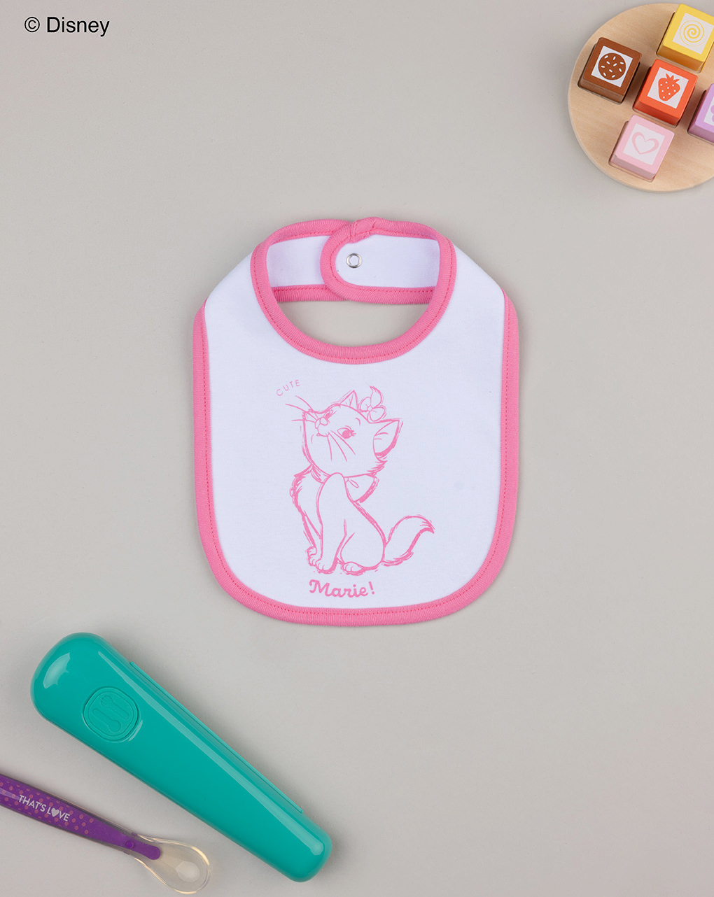 Bavaglino bimba fucsia