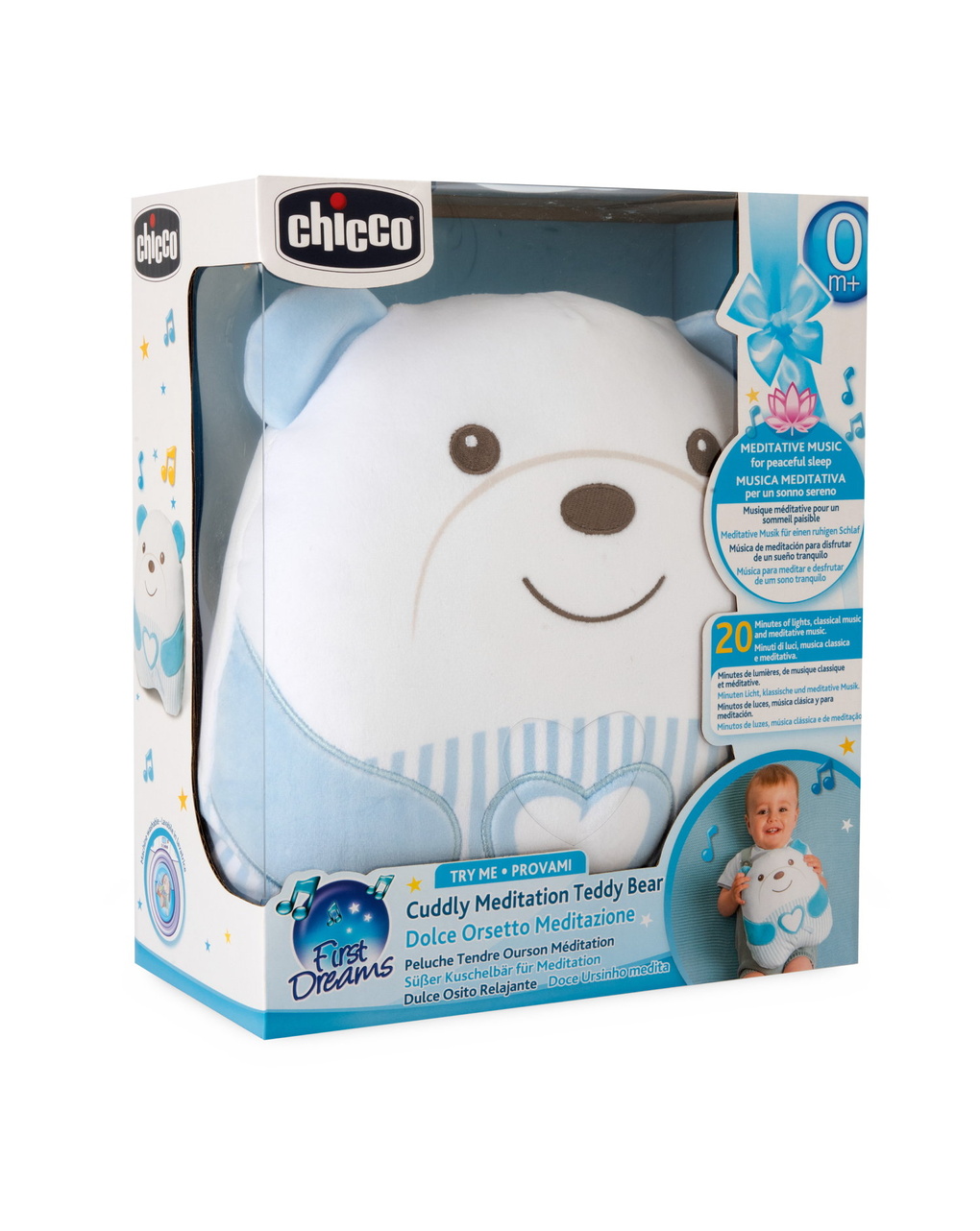 Orsetto sweet heart blu - 0m+ -chicco