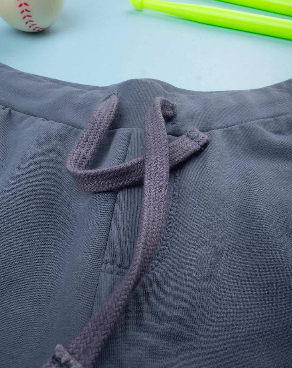 Pantalone felpato bimbo blu