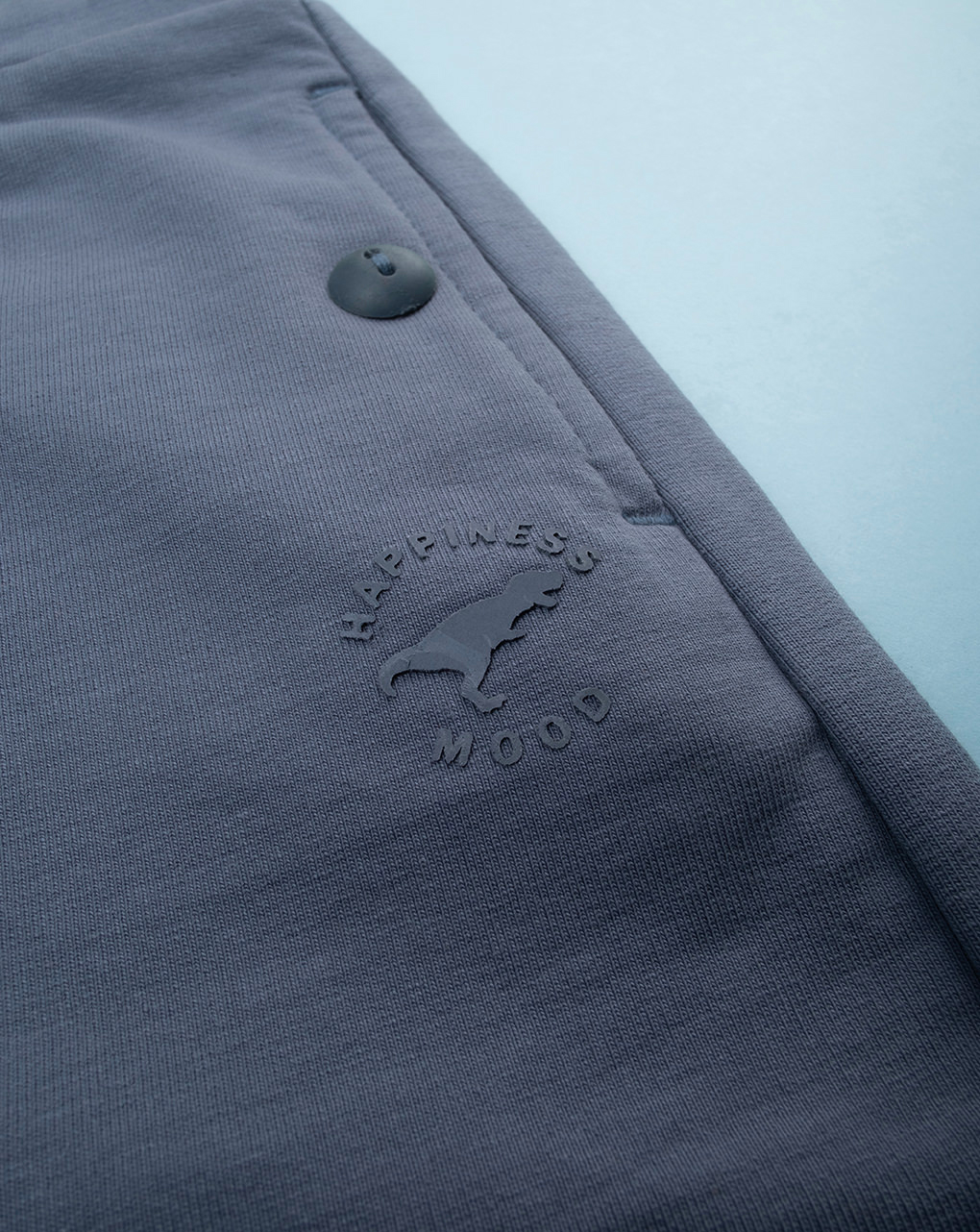 Pantalone felpato bimbo blu